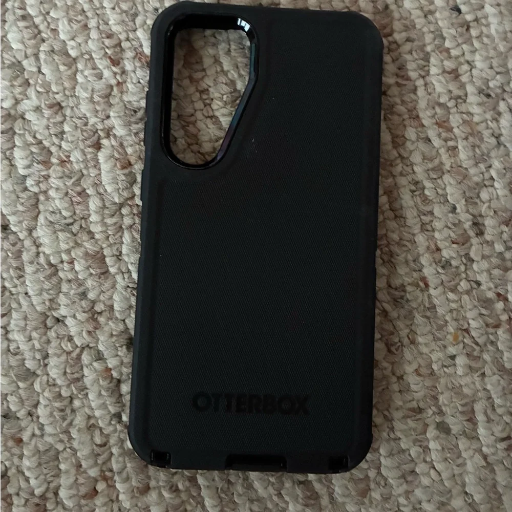 OtterBox Black Rugged Phone Case with Textured Grip